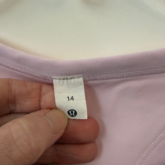 lululemon Align™ Waist-Length Racerback Tank Top size 14 pink - Picture 2 of 3